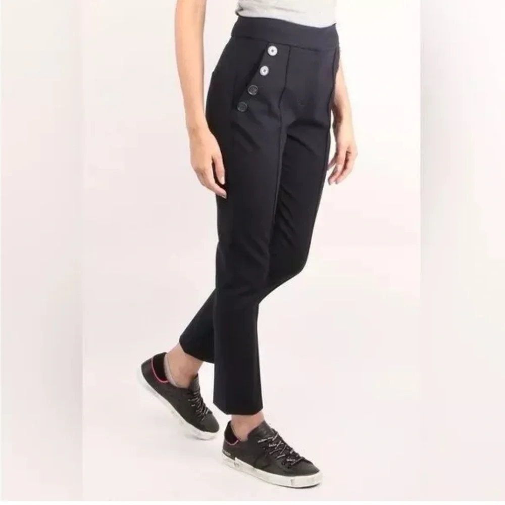 Veronica Beard Friedman navy pants cropped from Tuckernuck - Picture 7 of 7